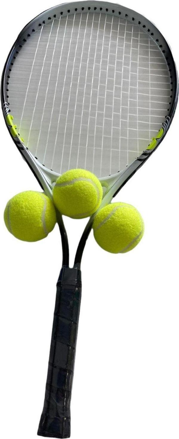 Muba Yetişkin Kort Tenis Raketi Seti Başlangıç Seviye Tenis Raketi Seti + Taşıma Çantası - Image 1