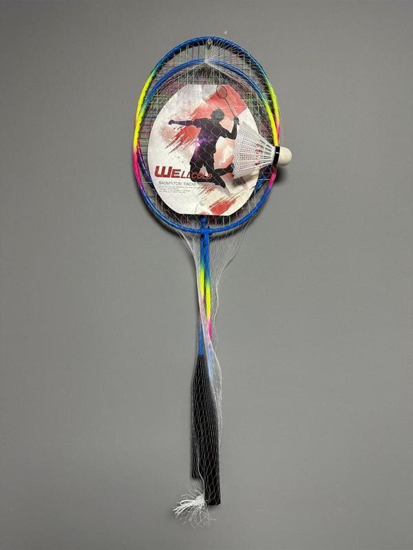 Wellcold Badminton Raket Seti 2 Raket 1 Top Wleko - Image 1