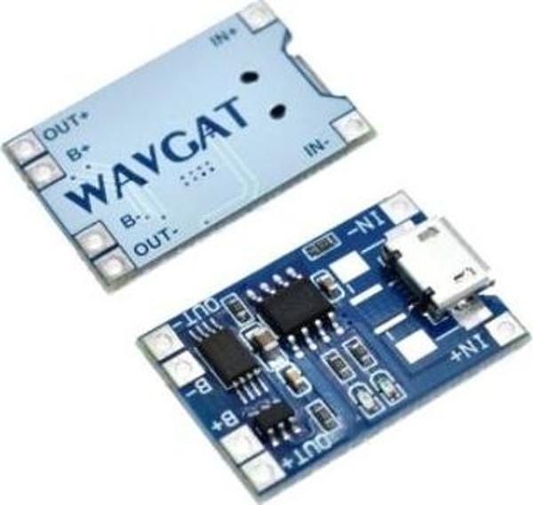 Micro Usb 5v 1A 18650 TP4056 Lityum Batarya Şarj Modulü - Image 1