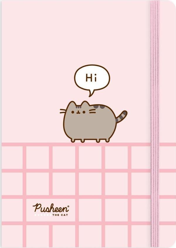 Pusheen A5 Çizgili Sert Kapak Ciltli Defter No: 2 80 Yp.  - Image 1