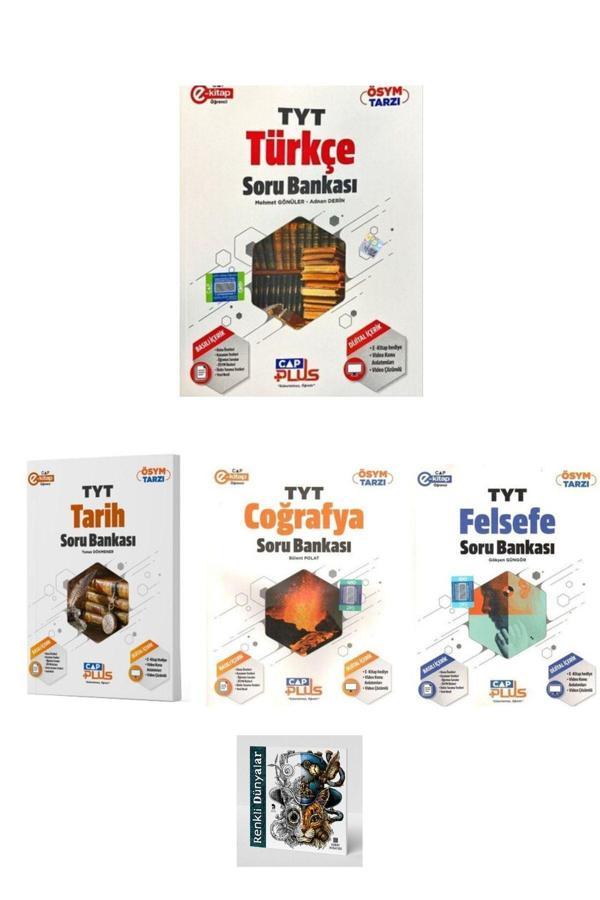 Çap Yayınları 2025 Tyt Tüm Dersler Sözel Soru Bankası Seti 4 Kitap (RENKLİ DÜNYALAR HEDİYELİ) - Çap Yayınları - Image 1