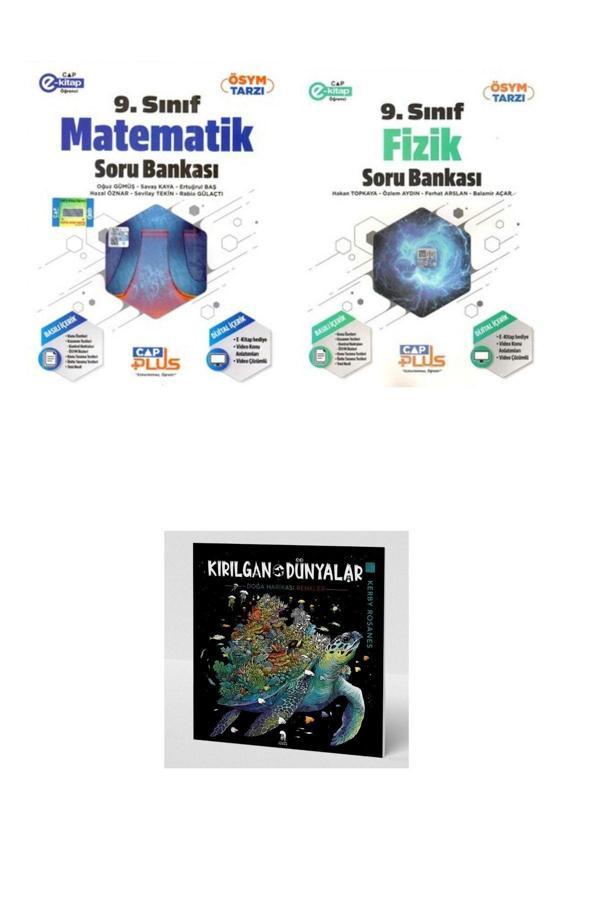 Çap Yayınları 9. Sınıf Matematik - Fizik Soru Bankası - (kırılgan Dünyalar Hediyeli) - Çap Yayınları - Image 1