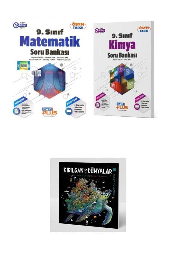 Çap Yayınları 9. Sınıf Matematik - Kimya Soru Bankası - ( Kırılgan Dünyalar Hediyeli) - Çap Yayınları - Image 1