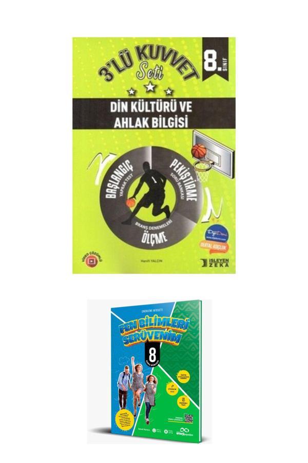 İşleyen Zeka Yayınları 2025- 8. Sınıf Din Kültürü ve Ahlak Bilgisi 3'lü Kuvvet Seti (8. Sınıf Fen Bilimleri Hediye) - İşleyen Zeka Yayınları - Image 1