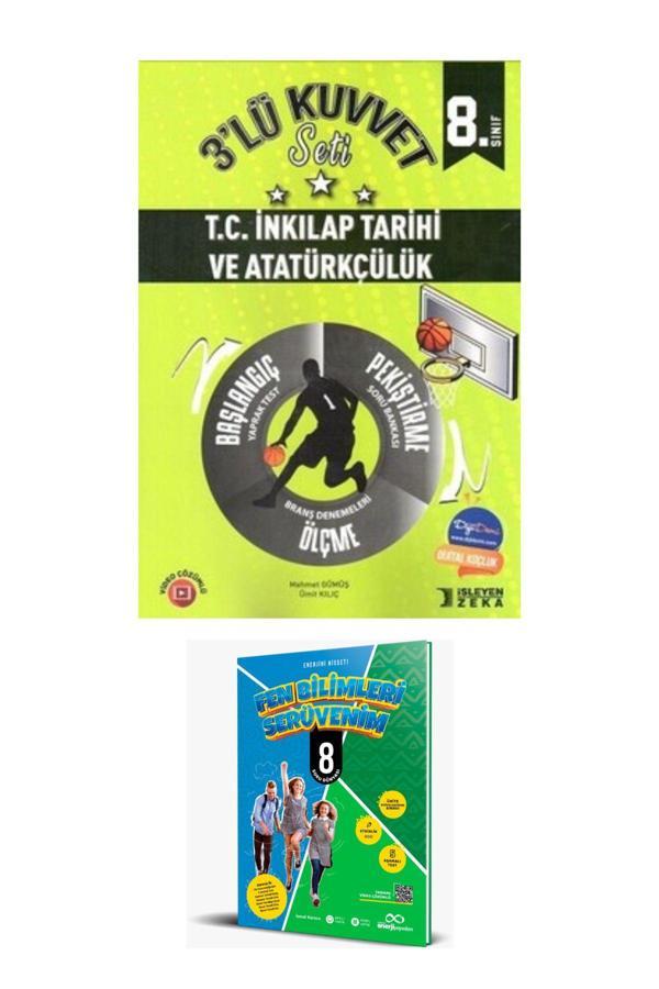 İşleyen Zeka Yayınları 2025- 8. sınıf T.C. İnkılap Tarihi ve Atatürkçülük  3'lü Kuvvet Seti (Fen Bilimleri Hediye) - İşleyen Zeka Yayınları - Image 1