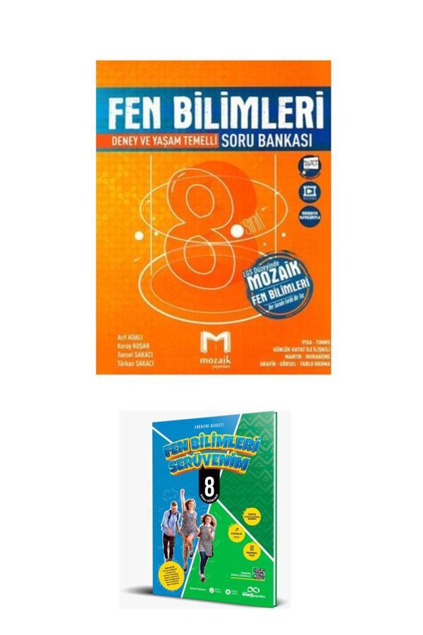 Mozaik Yayınları 2025 - 8. Sınıf Fen Bilimleri Soru Bankası (Fen Bilimleri Serüvenim Hediyeli) - Mozaik Yayınları - Image 1