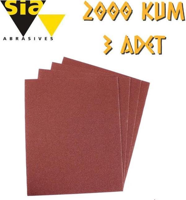 Sia 1913 Su Zımparası 2000 Kum - 3 Adet - Image 1