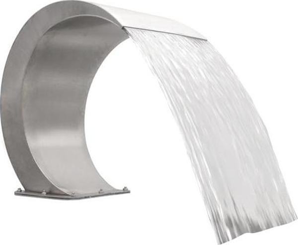 Havuz 17442 şelale Kobra 900-600 mm 316 kalite 1,2 mm Paslanmaz çelik El Yapım - Image 1