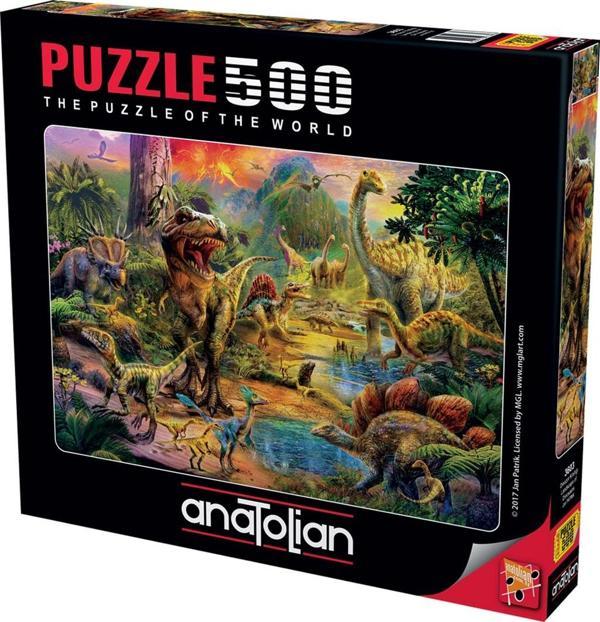 Anatolian 500 Parçalık Puzzle - Dinozor Krallığı 3603 - Image 1