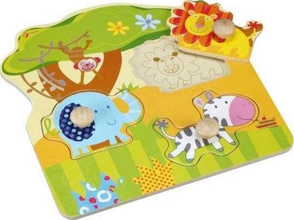 Classic World Ahşap Vahşi Hayvanlar Puzzle - Image 1
