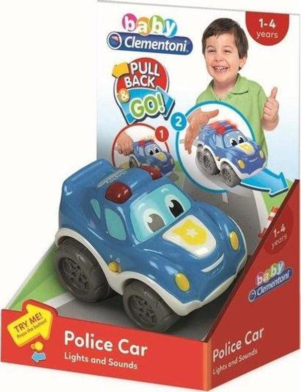 Clementoni 17179 Baby Polis Arabası Çek Bırak Seti - Image 1