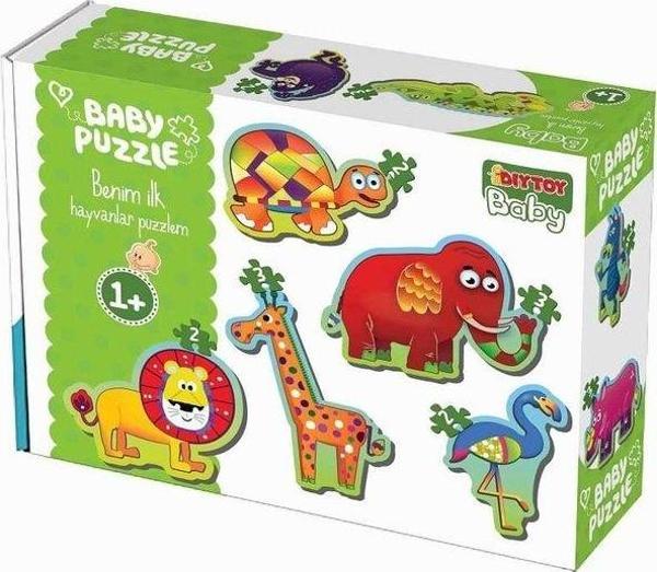 DiyToy Baby Orman Hayvanları Puzzle - Image 1