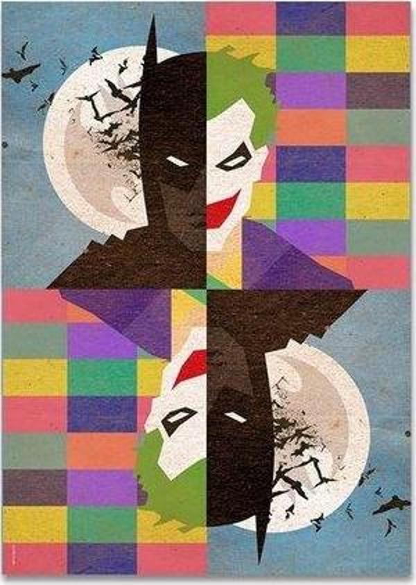 MB Puzzle&Games Mabbels Batman & Joker 500 Parça Puzzle - Image 1