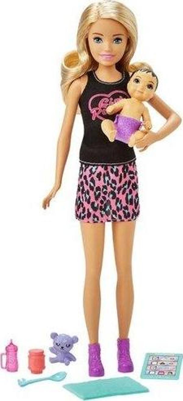 Barbie Skipper Bebek Bakıcısı Bebek ve Aksesuarları Oyun Setleri GRP10 - Image 1