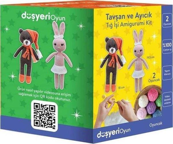 Düşyeri Amigurumi Set Tavşan/Ayıcık - Image 1