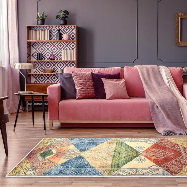 Dekoreko Kaymaz Taban Djt Salon Halısı Trend İskandinav S5047 - Image 1