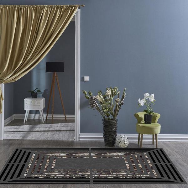 Dekoreko Kaymaz Taban Djt Salon Halısı Trend Modern M5132 - Image 1