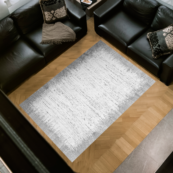 Dekoreko Kaymaz Taban Djt Salon Halısı Yıldız Deri Modern 1342 - Image 1