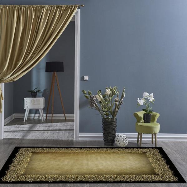 Dekoreko Kaymaz Taban Djt Salon Halısı Yıldız Deri Modern 1674 - Image 1