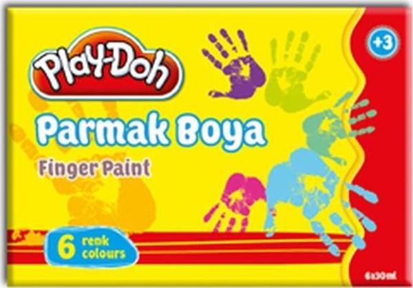 Play-Doh 6 Renk Parmak Boyasi 40 Ml Play-Pr001 - Image 1