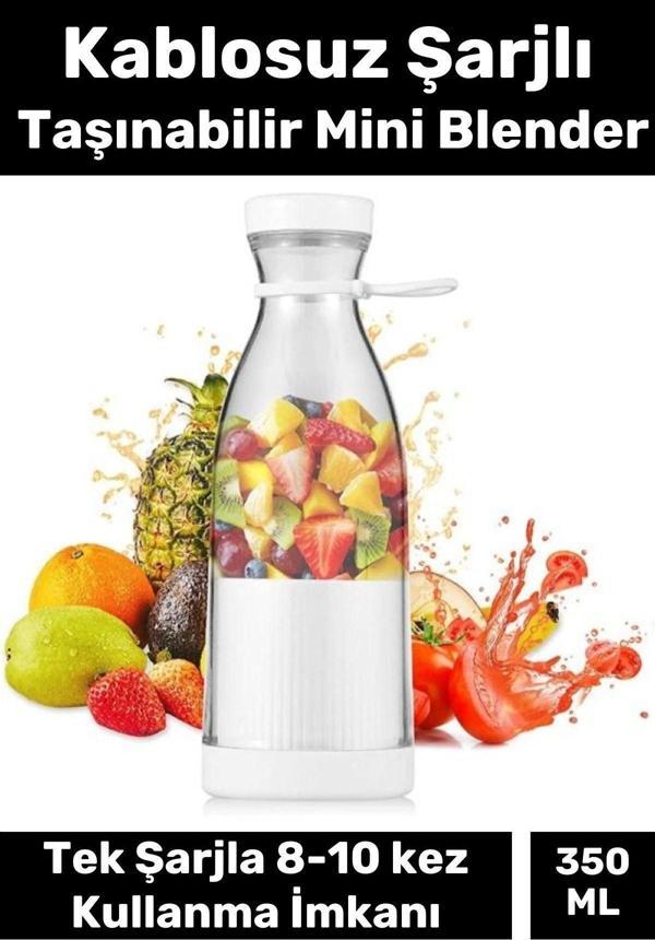 Özel Seri Su Geçirmez Tasarım Kablosuz Şarjlı Dayanıklı Kamp Spor Piknik Taşınabilir Mini Blender - Image 1