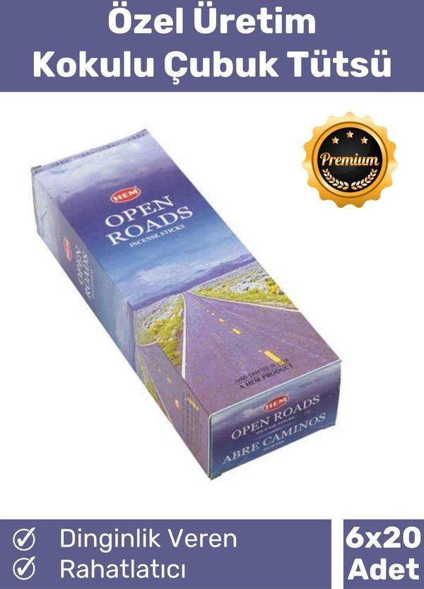 Özel Üretim Dinginlik Veren Meditasyon Çakra Enerji Rahatlatıcı Kokulu Çubuk Tütsü 6 x 20 Adet - Image 1