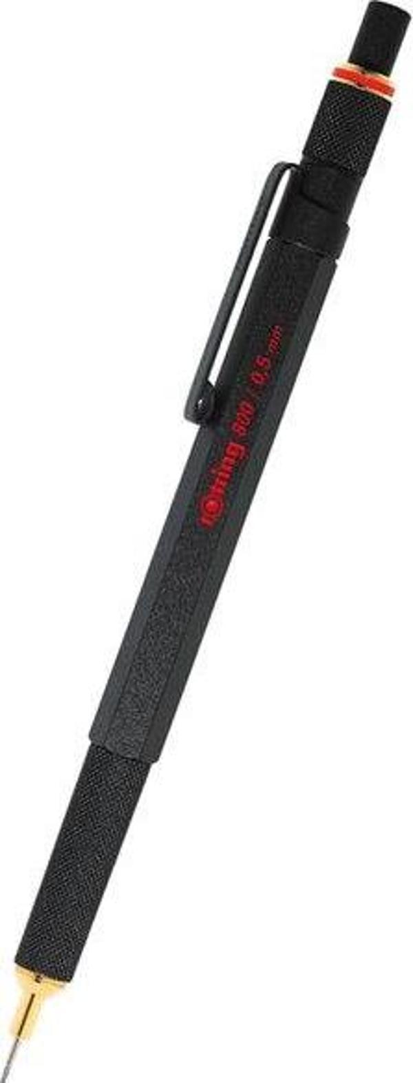 Rotring 800 0.5 mm Tekli Kutu Siyah Versatil Kalem - Image 1
