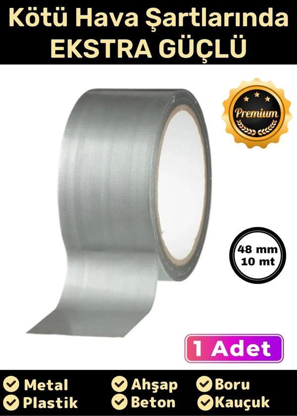 Özel Üretim Çok Amaçlı Su Geçirmez Sızdırmaz Güçlü Dayanıklı Izolasyon Gri Tamir Bandı 48 Mm 10 Mt - Image 1