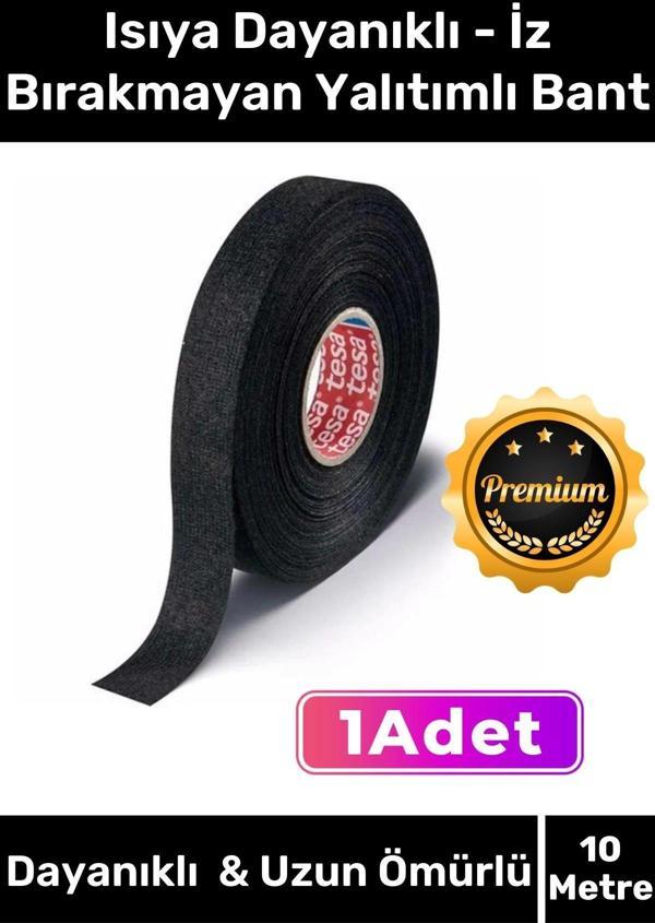 Premium Isıya Dayanıklı Aşınma Direnci Kalıntı Bırakmayan Alev Geciktirici 10mt Yalıtım Bant 1 Adet - Image 1