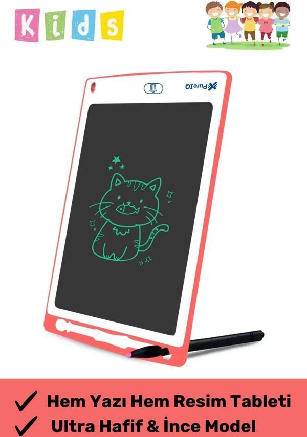 Premium Lcd Ekranlı Kalemli Dijital Çizim Tableti Yazı Tahtası Boyama Resim Akıllı Tablet 8,5 Inç - Image 1