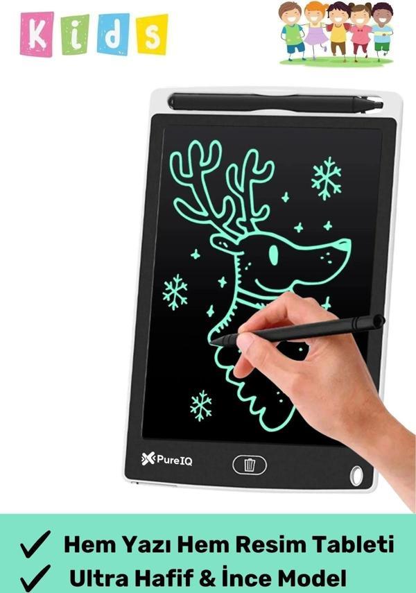 Premium Lcd Ekranlı Kalemli Dijital Çizim Tableti Yazı Tahtası Boyama Resim Akıllı Tablet 8,5 Inç - Image 1
