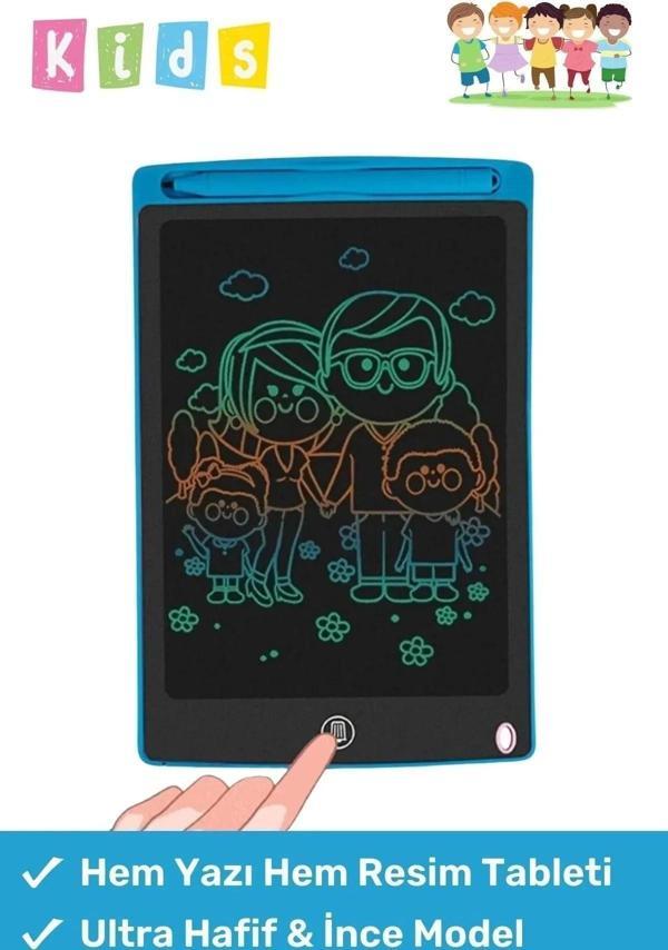 Premium Lcd Ekranlı Kalemli Dijital Çizim Tableti Yazı Tahtası Boyama Resim Akıllı Tablet 8,5 Inç - Image 1