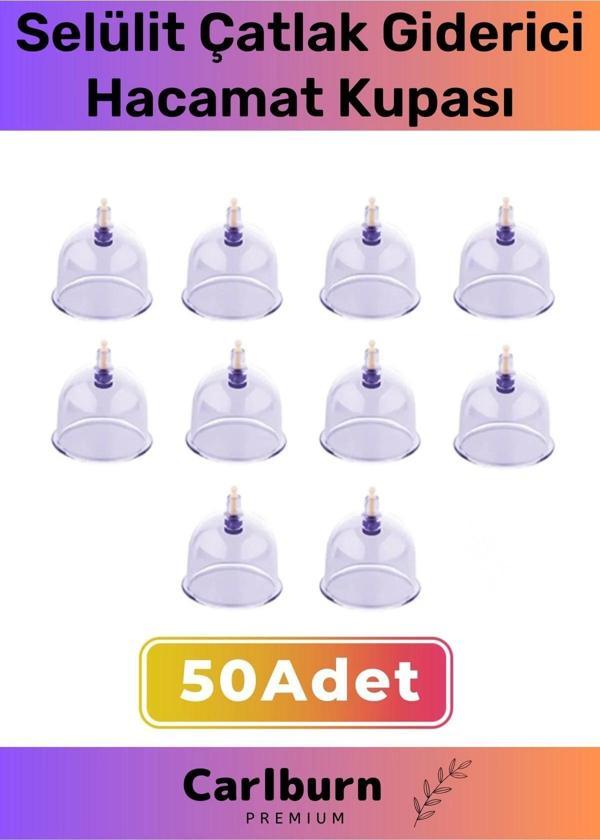 Premium Series Çatlak Vakumlu 5 Numara Hacamat Kupası 50 Adet - Image 1