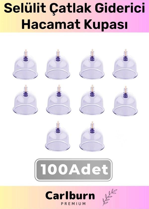 Premium Series Çatlak Vakumlu 6 Numara Hacamat Kupası 100 Adet - Image 1