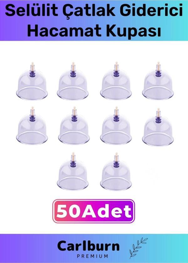 Premium Series Çatlak Vakumlu 7 Numara Hacamat Kupası 50 Adet - Image 1