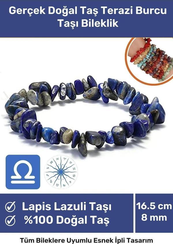 Premium Terazi Burcu Enerjisini Yükselten Doğal Taş Bileklik Terazi Burçları Burç Unisex Bileklik - Image 1