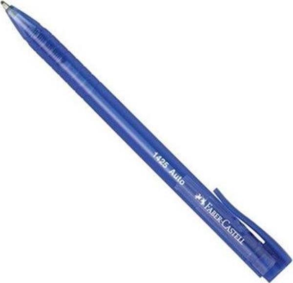 Faber-Castell 1425 Auto Mavi Tükenmez Kalem - Image 1