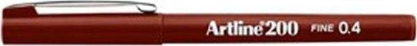 Artline 200 0.4 mm Koyu Kahverengi Fineliner Kalem - Image 1