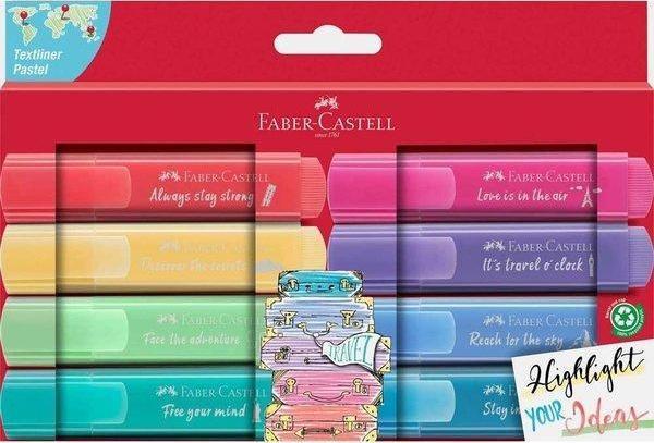 Faber-Castell 46 Pastel R 8x Kart 2021 Fosforlu Kalem - Image 1
