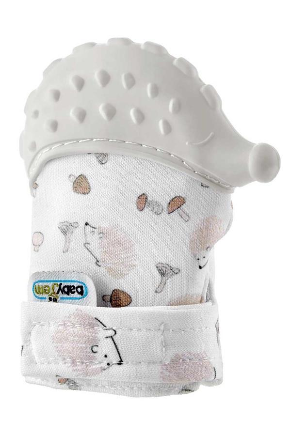 Babyjem Diş Kaşıyıcı Eldiven Kirpi Ekru - Image 1