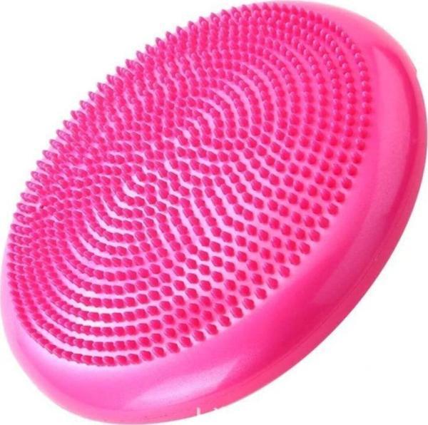 Leyaton Pembe Denge Diski Balance Trainer Denge Topu Pilates Balans Disk Pembe - Image 1