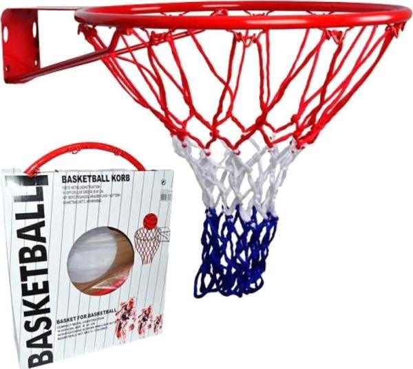 Leyaton Tek Ebat Basketbol Çemberi Tek Katlı Fileli Lyt - 01 Kırmızı - Image 1