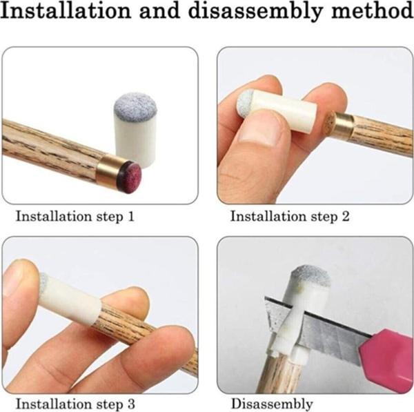 Leyaton Bilardo Istakası Geçme Istaka Ucu 11 Mm 50 Adet +12 Mm 50 Adet - Image 1