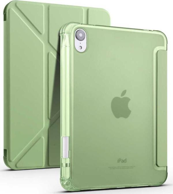 Apple ipad Air 6.Nesil 11 inç M2 2024 Kılıf Yatay ve Dikey Standlı Uyku Modlu Kalemlikli Arkası Silikon Smart Kılıf - Image 1