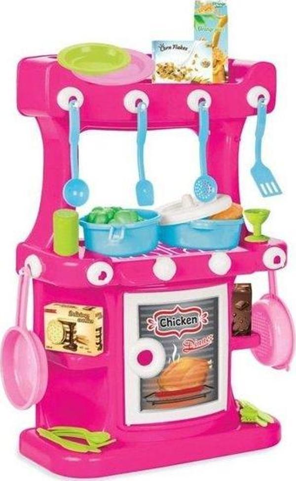 Pilsan Hamarat Mutfak Seti Ayaklı Pembe - Image 1