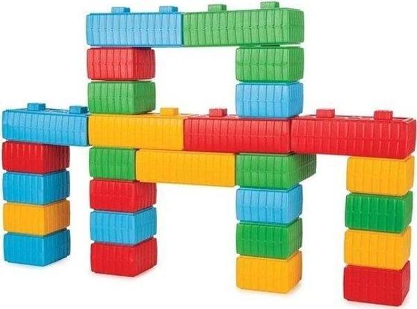 Pilsan Tuğla Blok ve Araba Seti 43 Parça - Image 1