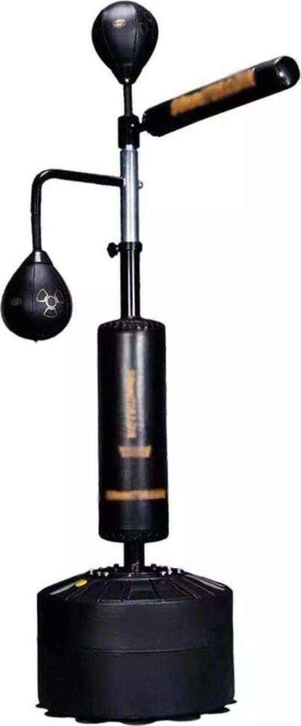 Leyaton Boks Hedef Rotasyon Hız Topu Boks Kapsamlı Döner Çubuk Hedefi 1.60 Cm -200 Cm Yükseklik Siyah - Image 1