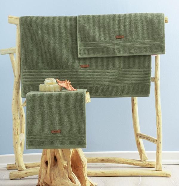 Cotton Box %100 Pamuk Wellness Havlu Seti Forest Yeşil - Image 1
