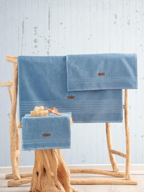 Cotton Box %100 Pamuk Wellness Havlu Seti Sky Mavi - Image 1