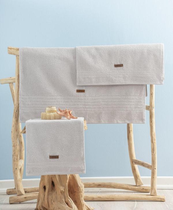 Cotton Box %100 Pamuk Wellness Havlu Seti Stone Gri - Image 1